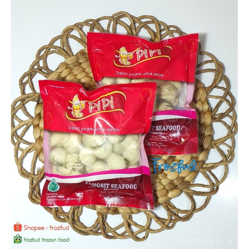 

PINA Frozen Food Pangsit Ikan Pangsit Seafood 250gr (Include Bubble Wrap)