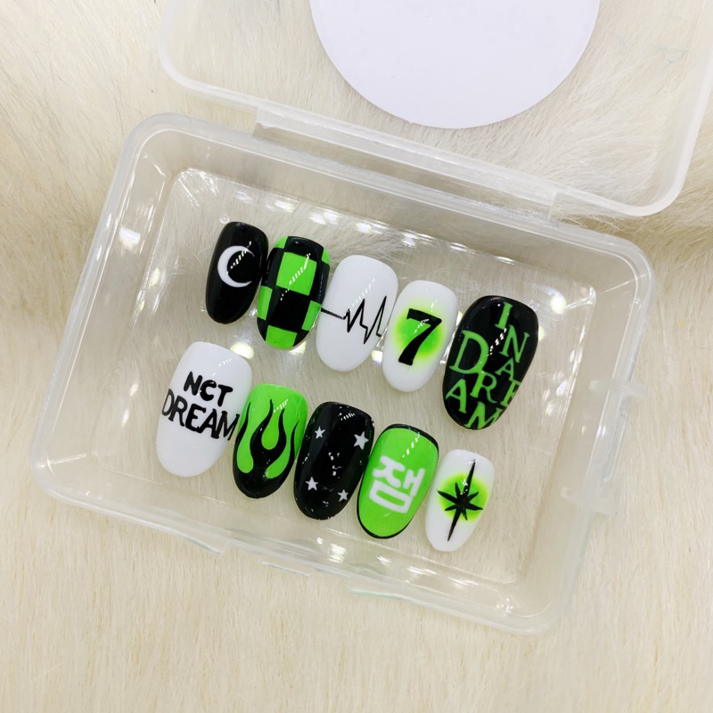 NCT NCT Dream: The Dream Show custom press on nails kuku palsu fake nails nailart gel