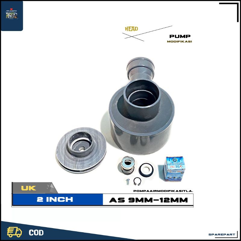 NEW ALKON KEONGAN PVC TEBAL POMPA AIR MODIFIKASI 1 INCH 1.5 INCH 2 INCH