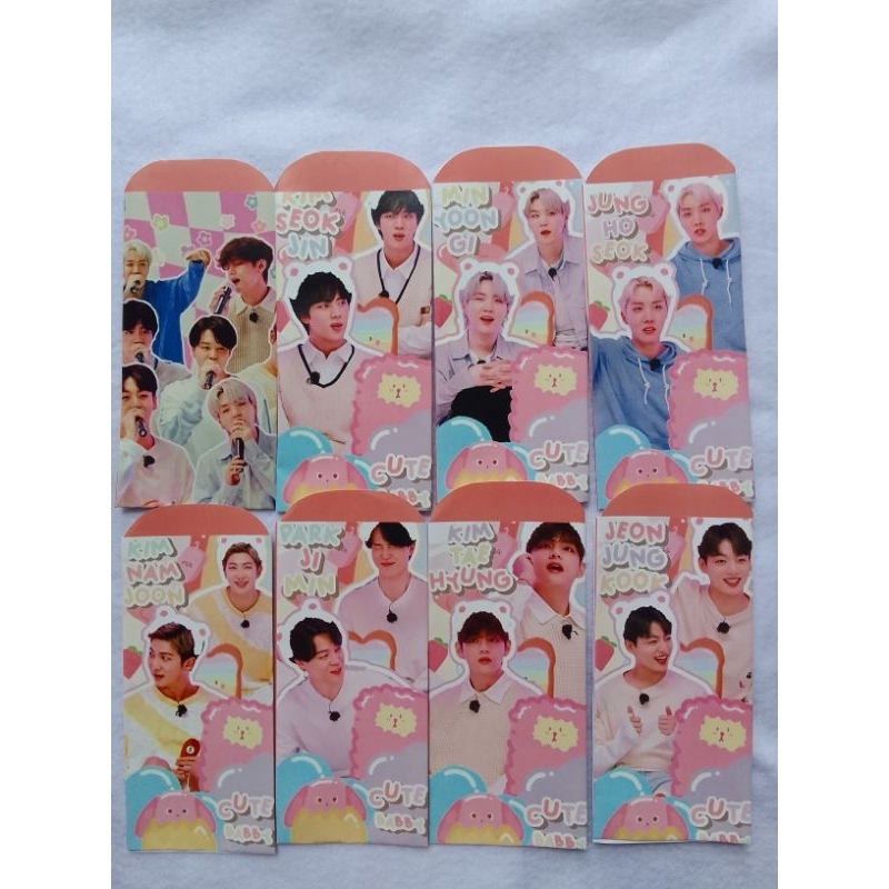 

amplop lebaran BTS isi 8