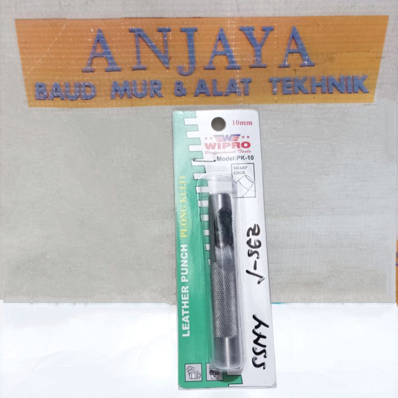 

WIPRO Plong Kulit 10mm / Alat Pembolong Gasket Kulit, Kertas, Karet / Leather Punch PK-10