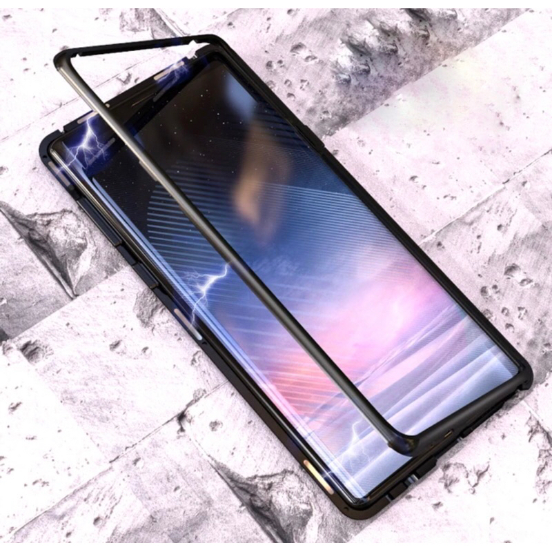 Case Magnetic Samsung Note 8 / Note 9 / Note 10 Metal Case Magnetik