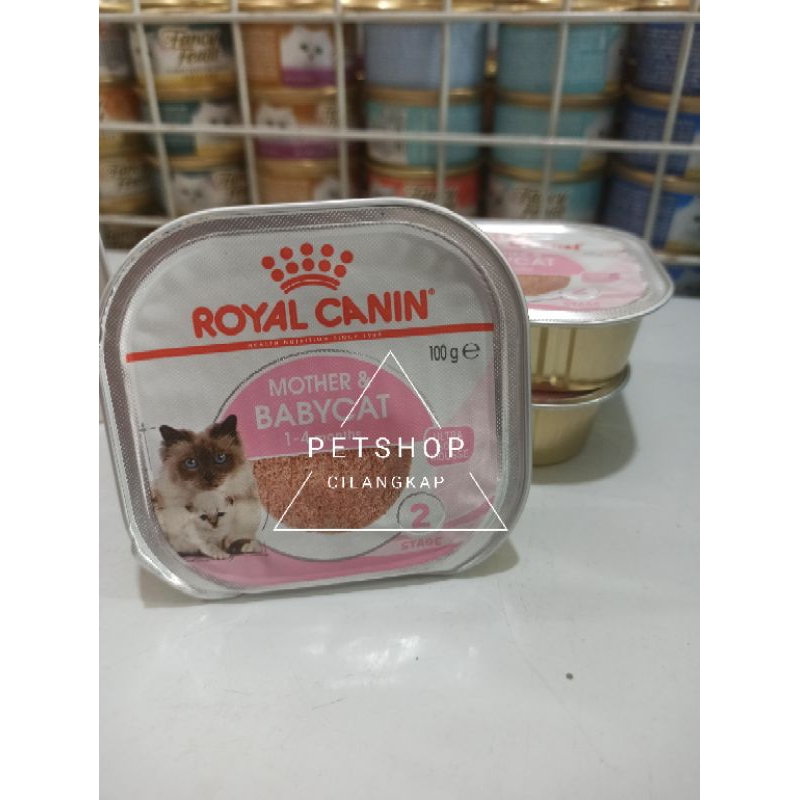 royal canin mother babycat wet 100gram rc baby cat makanan kucing