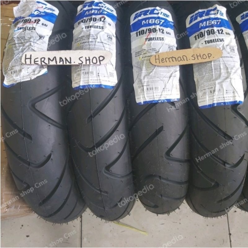 ban irc 110/90-12 110 90 12 tubeless / ban irc 100/90-12 100 90 12