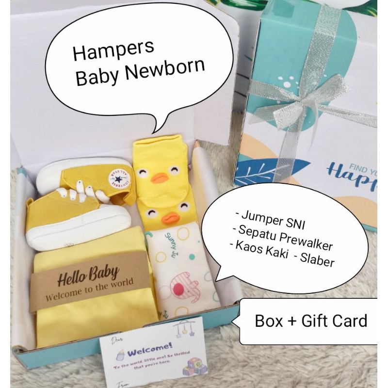 Hampers Bayi Kado Hadiah Bayi Newborn Selimut Handuk Set