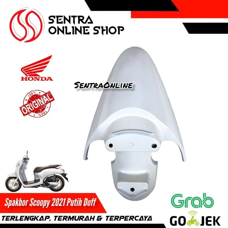 Fender fr spakbor depan scoopy all new 2021 putih doff dop original