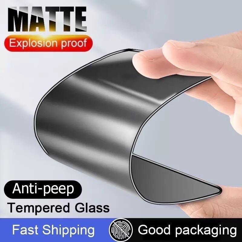 Tempered Glass Ceramic Matte Spy Vivo Nex 2 Nex S1 Pro S1 T1 T1 5G T1 Pro X21 X23 X27 X27 Pro X30 X30 Pro Z1 Z1 Pro Z1i Z1X Z3 Z3X Z5 Z5X Tempered Glass Matte Spy Privacy Full Layar