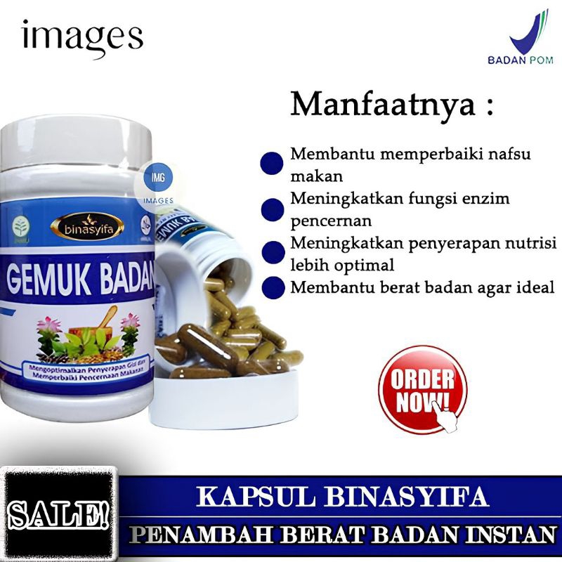 BINASYIFA GEMUK BADAN OBAT HERBAL PENGGEMUK BADAN
