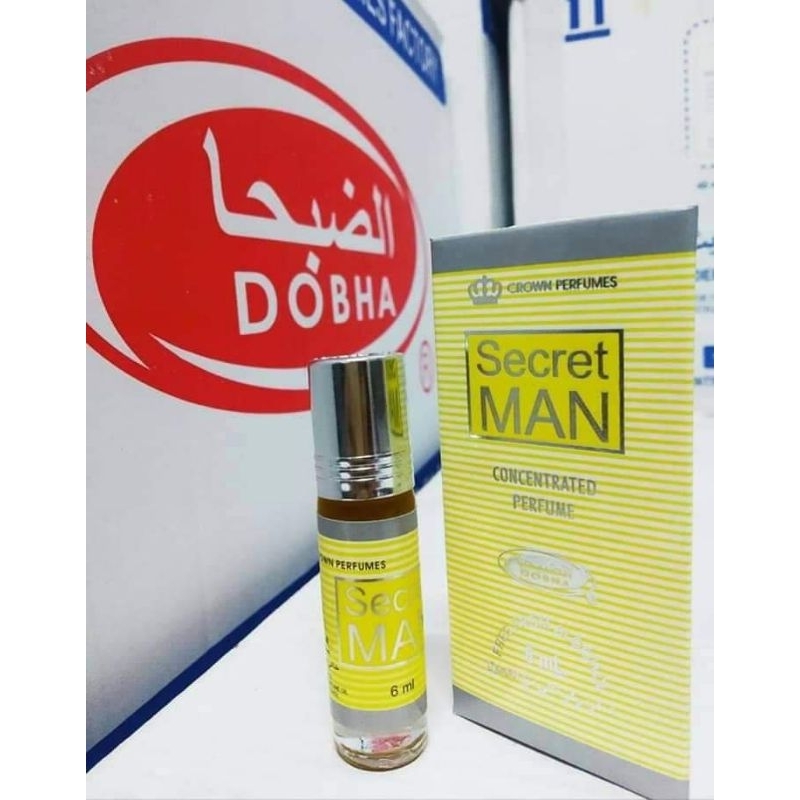 SCRETMAN-Secret Man-Parfum Arab Dobha-Parfum Dobha Roll On 6ml-Original parfum