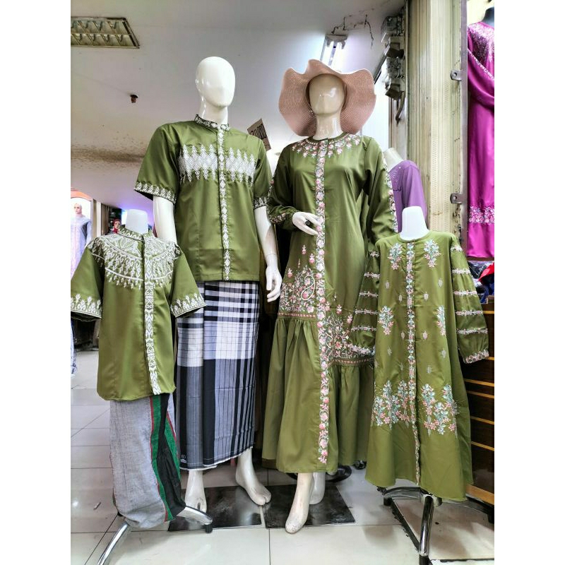 KODE A. COUPLE KELUARGA KATUN TOYOBO BORDIR