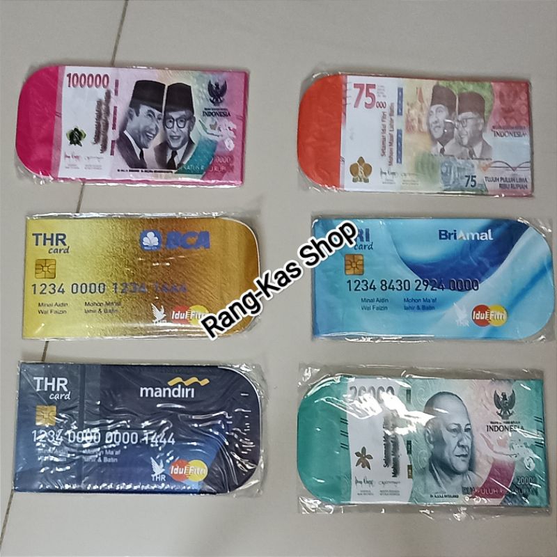 

Amplop angpao Lebaran Idul Fitri ukuran 7 X 12cm isi 10pcs