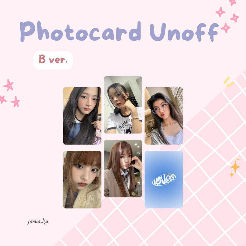 [NEW JEANS] PHOTOCARD SELCA #3 NEW JEANS UNOFFICIAL