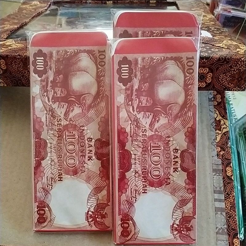 

angpau lebaran motif uang