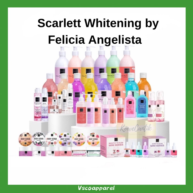 BPOM Scarlett Whitening by Felicia Angelista 100% Original