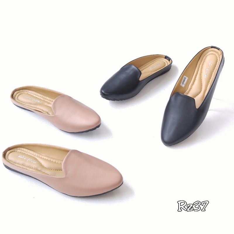 Borneo Sepatu Slip On Mules Wanita Keziaa Rz37 dan MS06