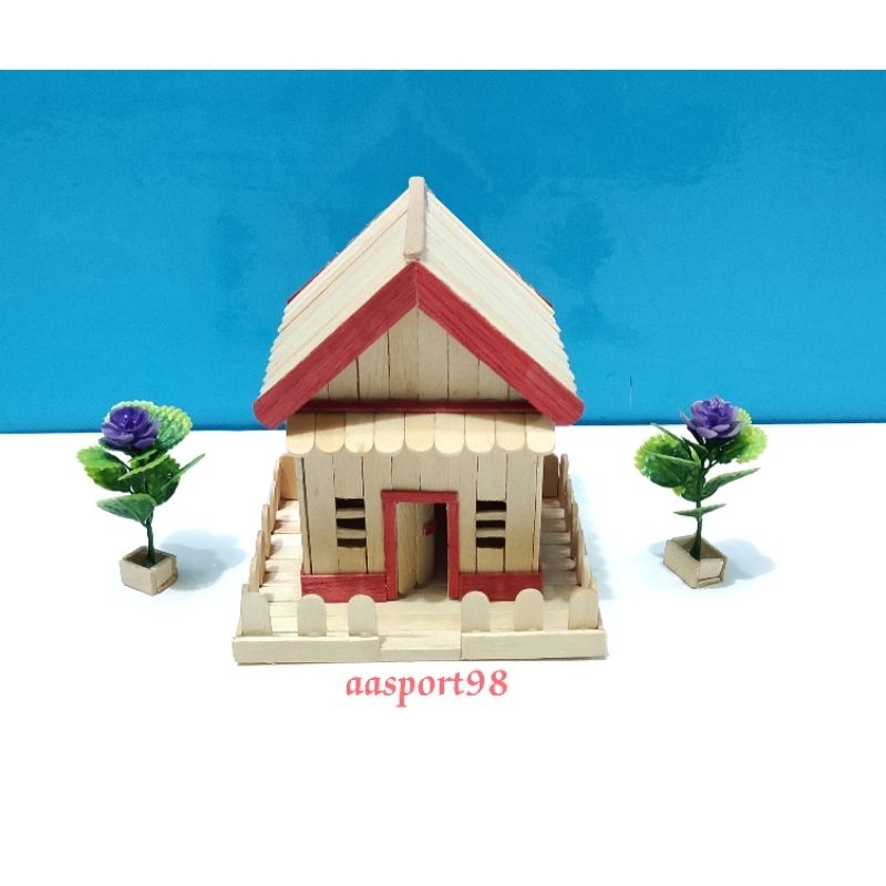 prakarya kerajinan rumah dari  stik es krim