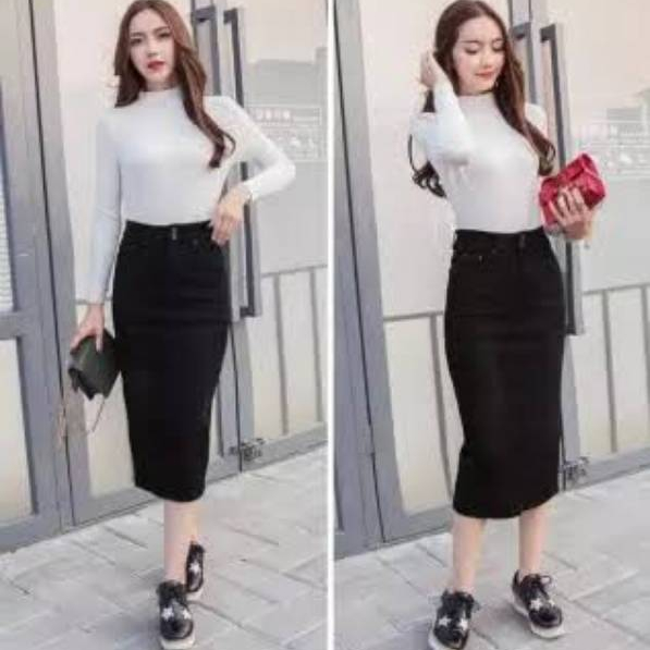 Rok span formal wanita 7/9 model olla