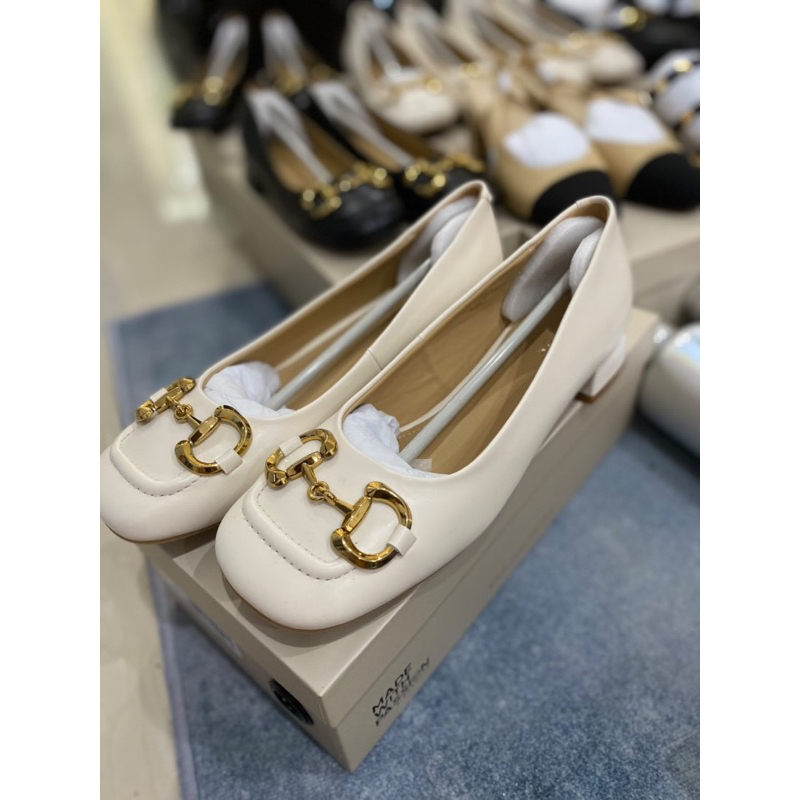 Pazzion Horsebit low block heels READYSTOCK TERMURAH