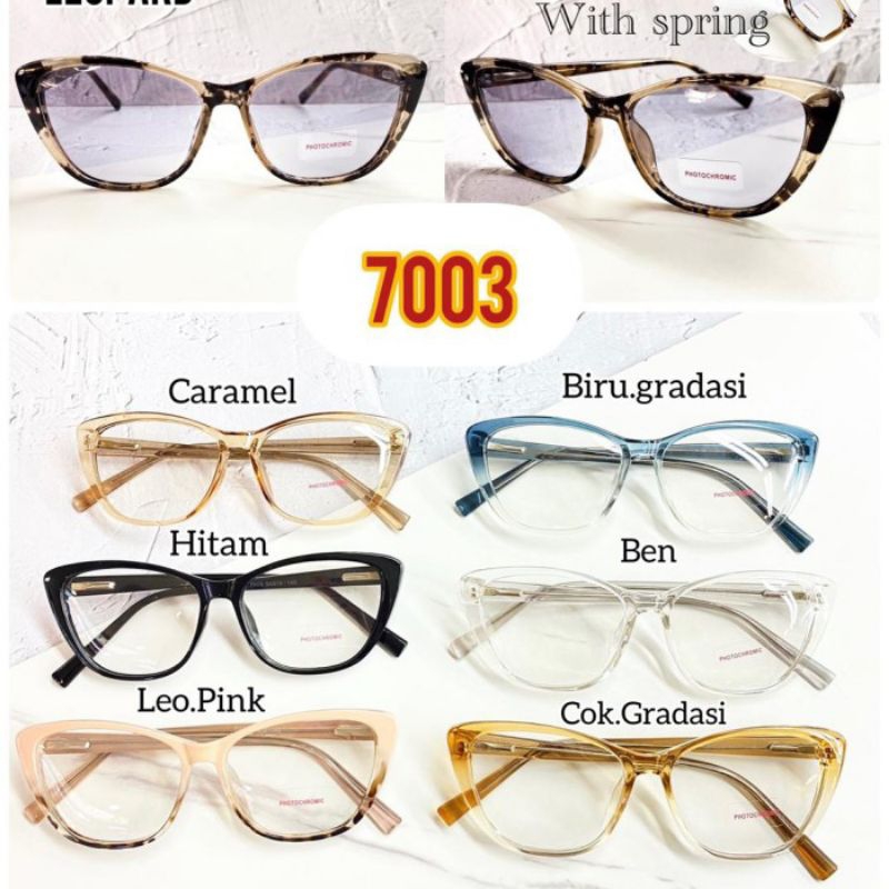 kacamata photocromic cat eye kacamata wanita cat eye 7003