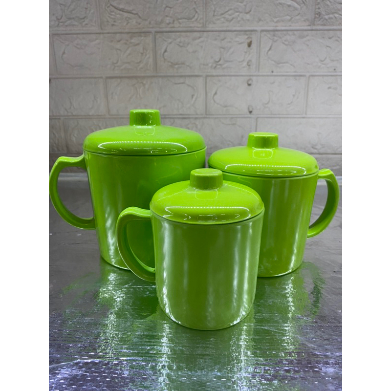 TERMURAH GELAS MUG/ MUG MELAMINE/GELAS MELAMINE + TUTUP