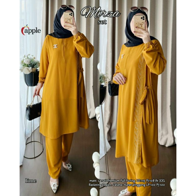 Baju setelan mirza set by apple