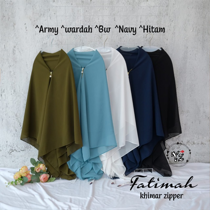 Khimar zipper | jilbab instan syari | hijab ceruty babydoll