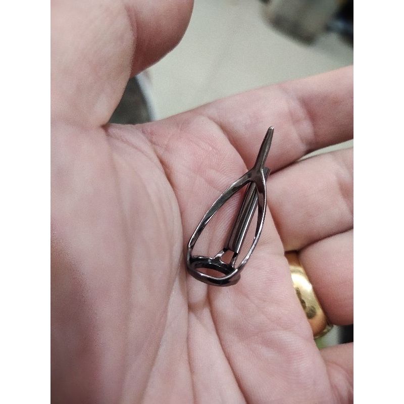 cincin ujung joran k series TIDAK FUJI kepala 6 8 10 ucrlst black nickle