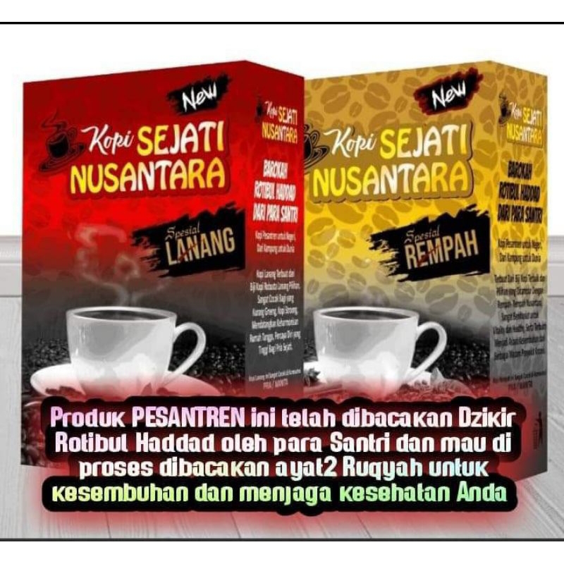 

KOPI SEJATI SPESIAL LANANG ORIGINAL 1 box isi 15 sachet a 10 gr
