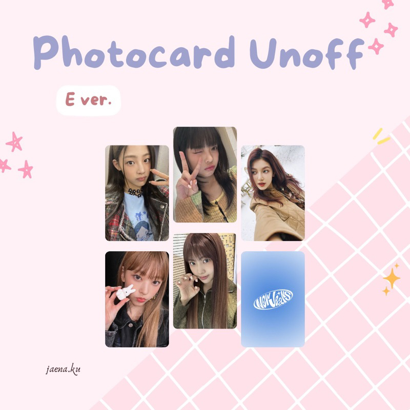 [NEW JEANS] PHOTOCARD SELCA #3 NEW JEANS UNOFFICIAL