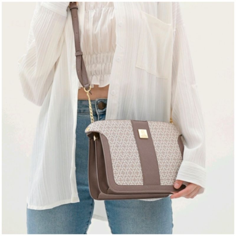 Tas Selempang Les Catino New York Monsieur Monogram/18