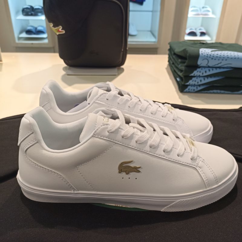 Sepatu Pria Lacoste Original Lerond Mens White BNIB