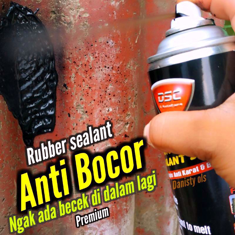 Penambal atap bocor DSC rubber sealant 500 mili anti rembes/waterproof/bak mandi/kolam ikan