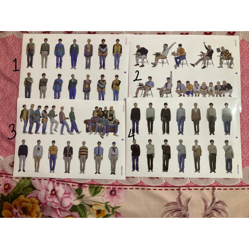 

STICKER DECO KIT BTS OFFICIAL