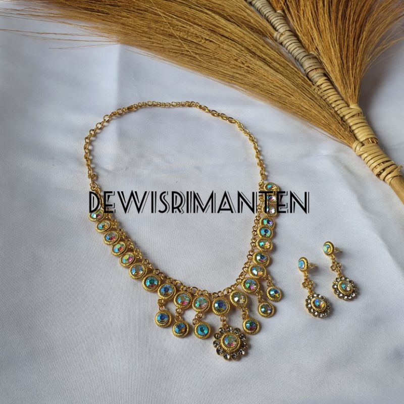 kalung cantik+giwang