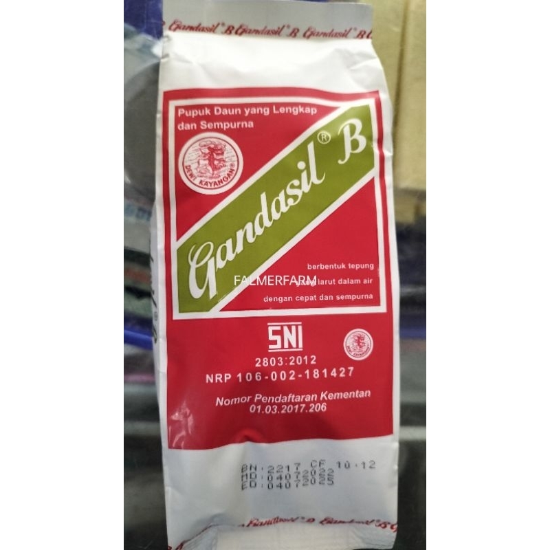PUPUK GANDASIL B ORIGINAL 500 GRAM