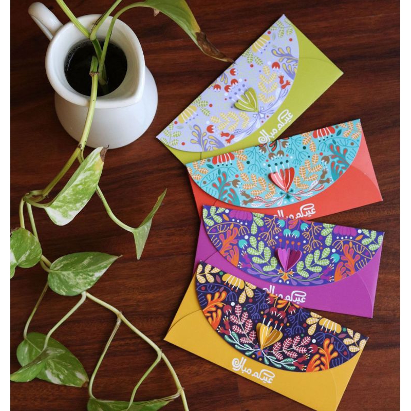 

AMPLOP LEBARAN ISI 50 PCS DESAIN LUCU SIAP PAKAI
