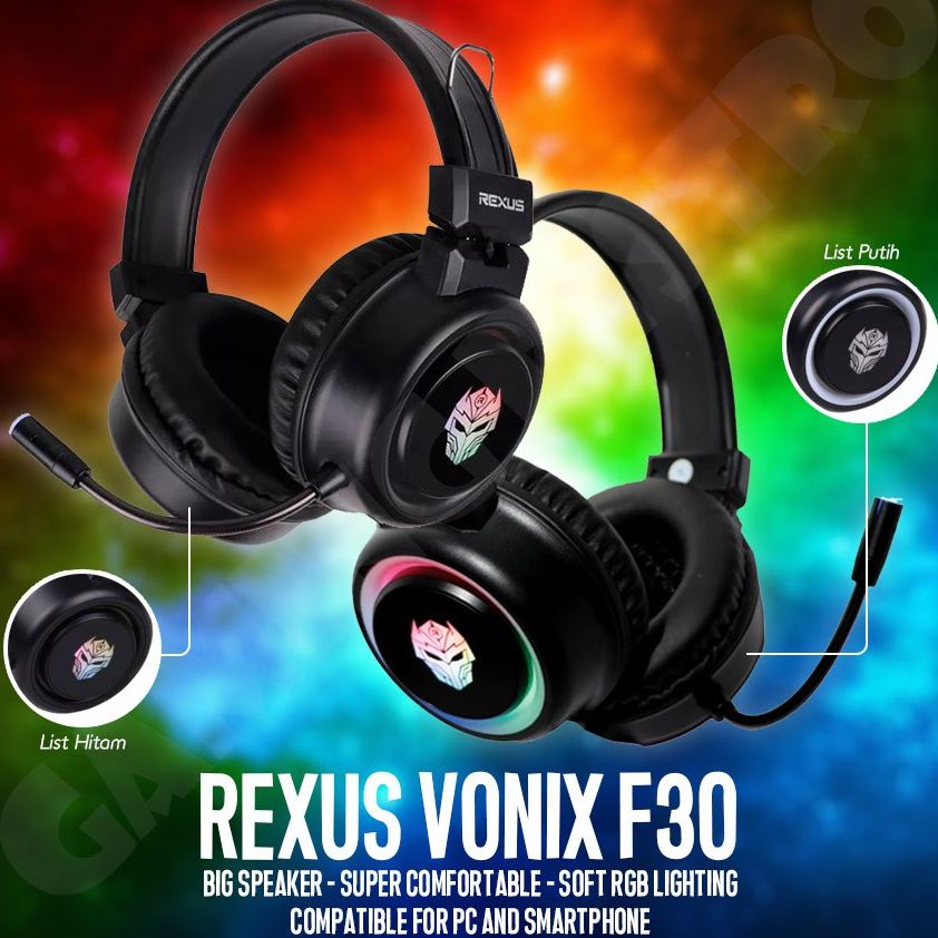 Headset Gaming/Gaming Headset standart/RGB - BARU NEW