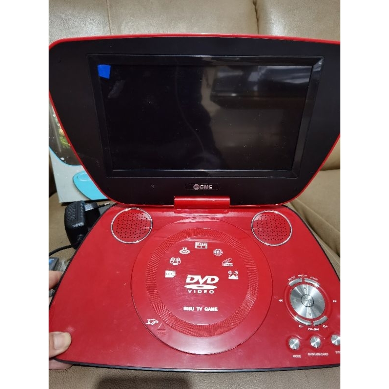 DVD Player portable GMC 9" DIVX-808 U-TV-Game
