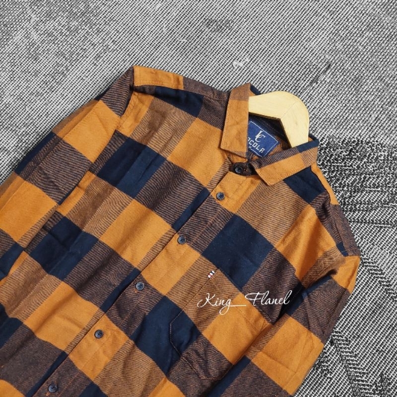 Kemeja flanel kasual kotak kuning / kemeja kotak kotak kuning / kemeja flanel kotak kuning / flanel 