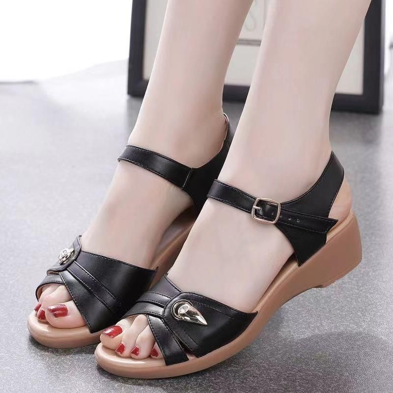 SANDAL WANITA WEDGES TALI//SANDAL MURAH//SANDAL IMPORT