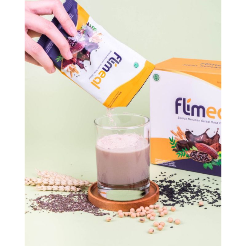 

Flimeal SUSU DIET PENGGANTI MAKANAN (Meal Replacement) - 1 Box (isi 12 sachet) - Coklat VEGAN BELI 2 BOX FREE SHAKER