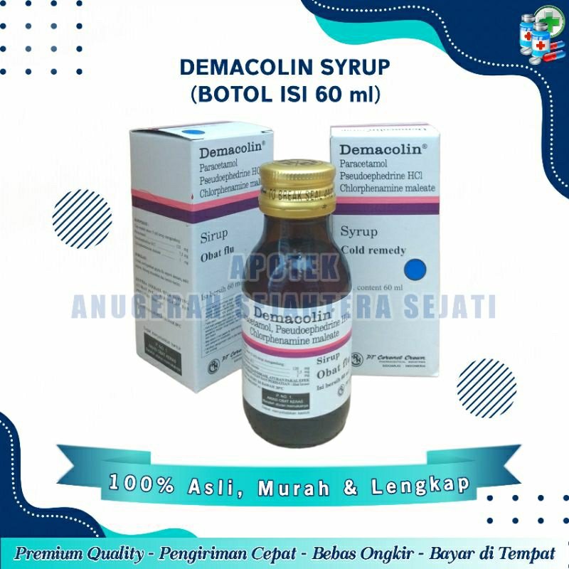 Demacolin Sirup ~ Botol 60 ml