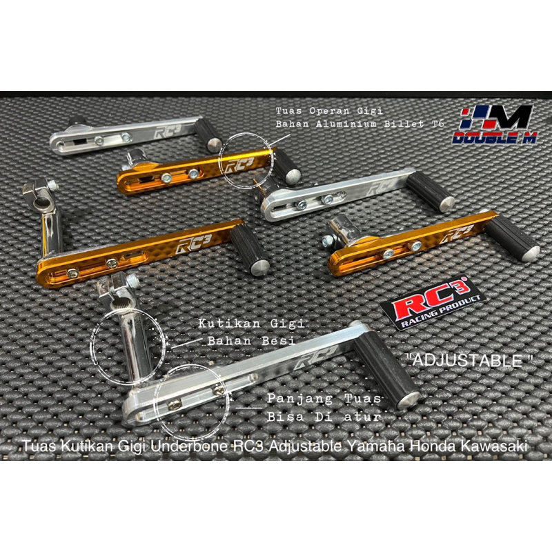 OPERAN GIGI KUTIKAN CONGKELAN GIGI UNDERBONE RC3 ADJUSTABLE YAMAHA JUPITER MX VIXION MX KING R15 RX