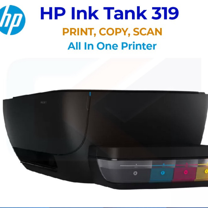 HP Ink Tank 319 All In One Printer (Print, Scan, Copy)