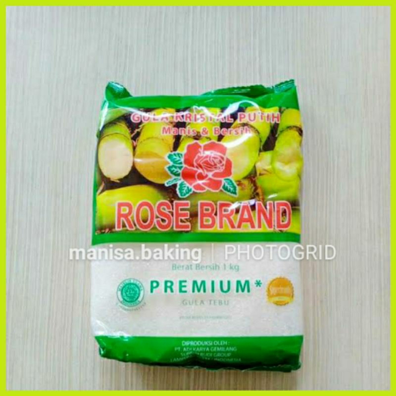 

GULA PASIR ROSEBRAND KEMASAN 1 KG PREMIUM GULA TEBU PUTIH