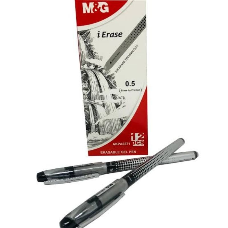 

M&G Eraseable Gel Pen AKPA8371-B Black & Blue Ink 0.5mm