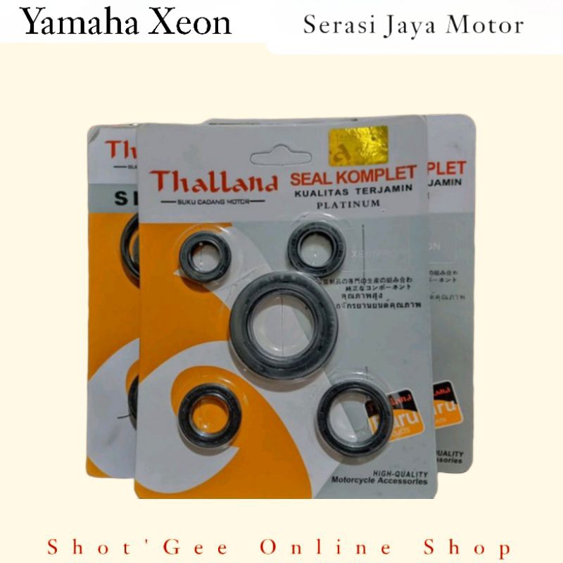 SIL SEAL SET OLI SEAL SET KOMPLIT YMH XEON CARBU / XEON RC 125 INJEKSI