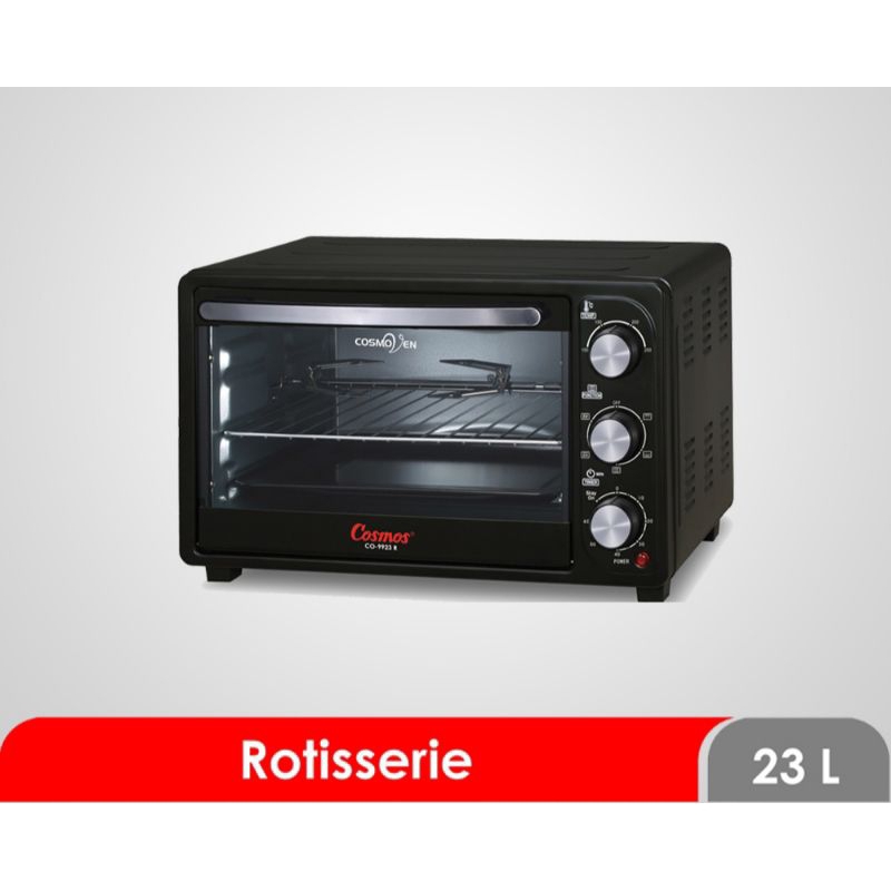 Oven cosmos 23LCO-9923R pemanggang oven 23liter CO9923R-hitam