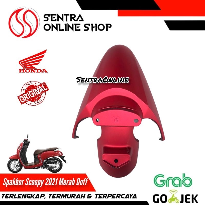 Fender fr spakbor depan scoopy all new 2021 merah doff dop original
