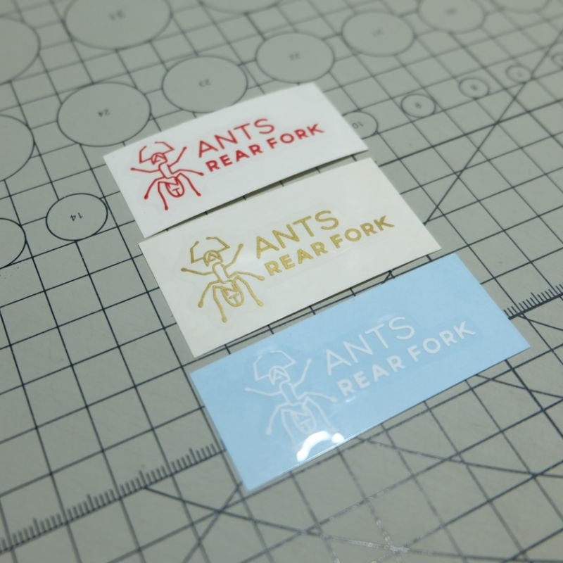 CUTTING STICKER FRAME SEPEDA FNHON GUST ANTS REAR FORK